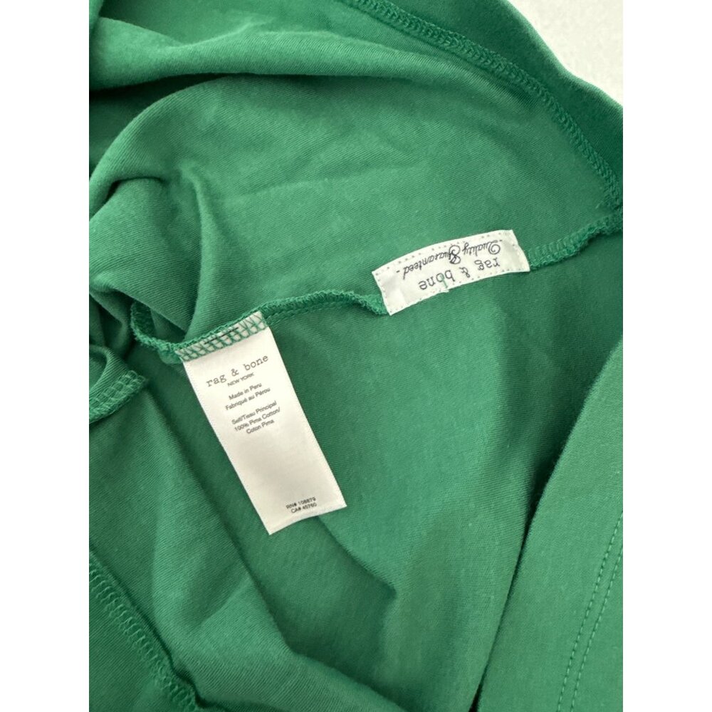 Rag & Bone Green White Racerback ringer Tank Top size Small - Picture 6 of 6